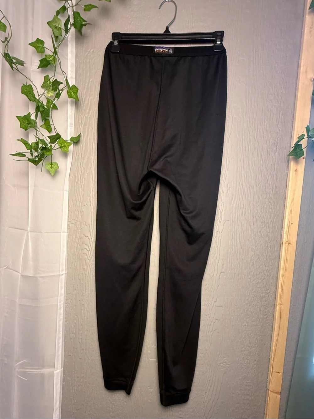Vintage Patagonia Capilene Black Lightweight Baselayer Pants Size M - Picture 3 of 6
